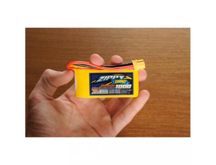ZIPPY Compact 1000mAh 3S 25C Lipo Pack