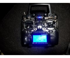 Передатчик Turnigy 9XR, Mode 2 – «газ» слева, с модулем FrSKY 2.4Ghz