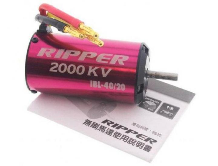 Thunder Tiger 1/8 Ace 2000KV Ripper Motor IBL-40/20