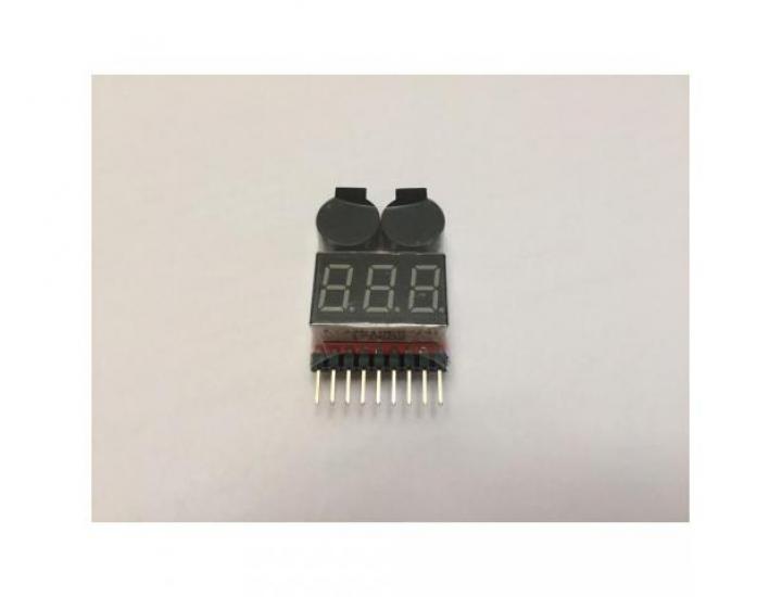 Бортовой сигнализатор разряда 1-8s lipo