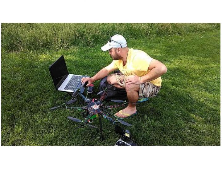 Гексакоптер  на раме thunger S-550   DJI  NAZA