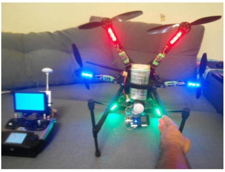 Гексакоптер  на раме thunger S-550   DJI  NAZA
